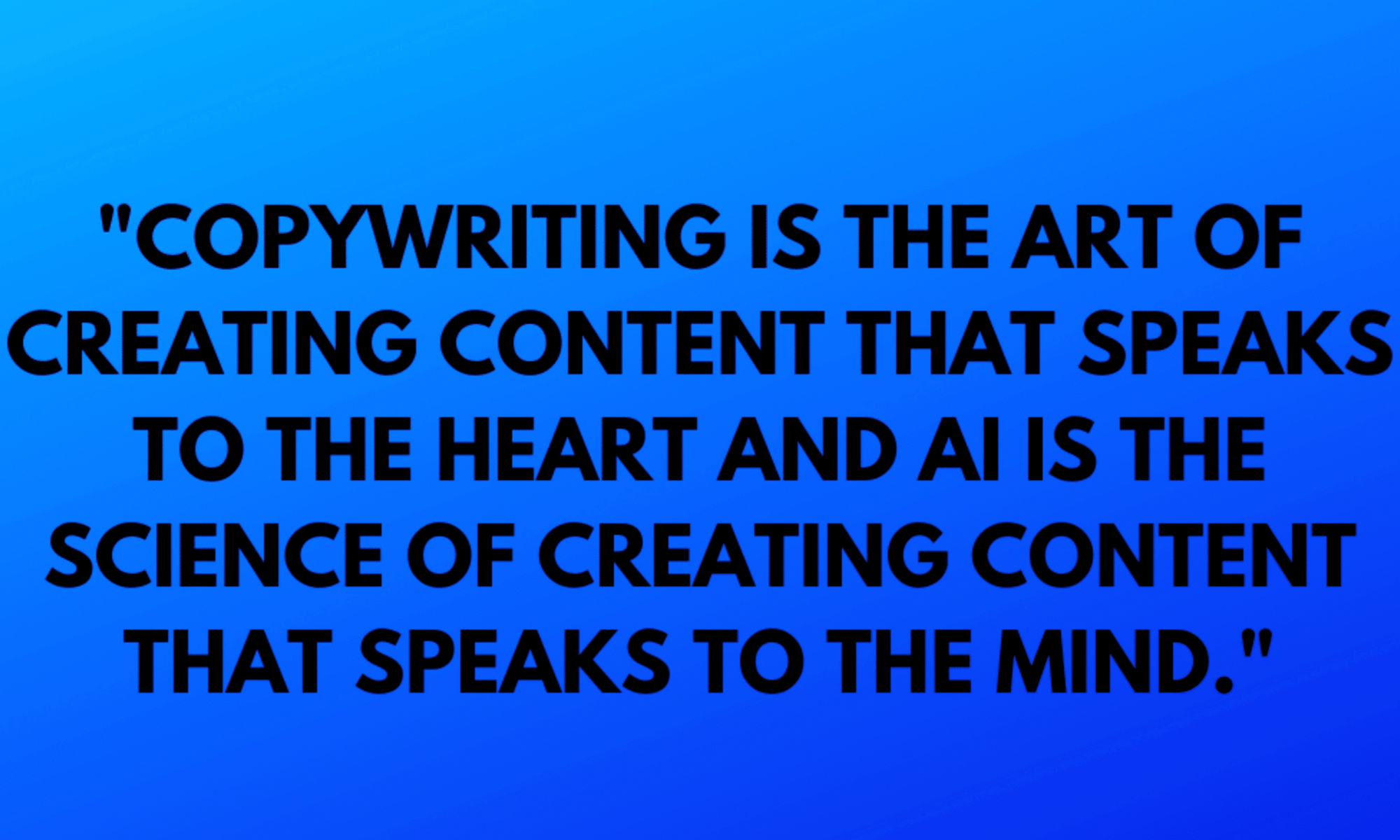 symbiotic relationship between copywriting and artificial intelligence