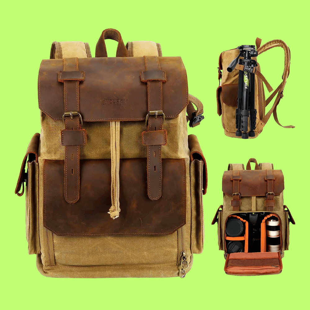Luxury & Durability: The Ultimate Leather Camera Backpack