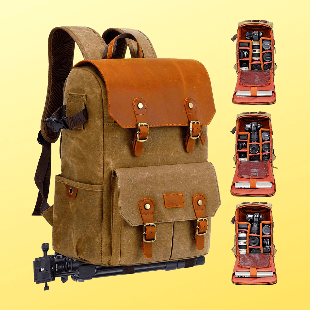 Luxury & Durability: The Ultimate Leather Camera Backpack