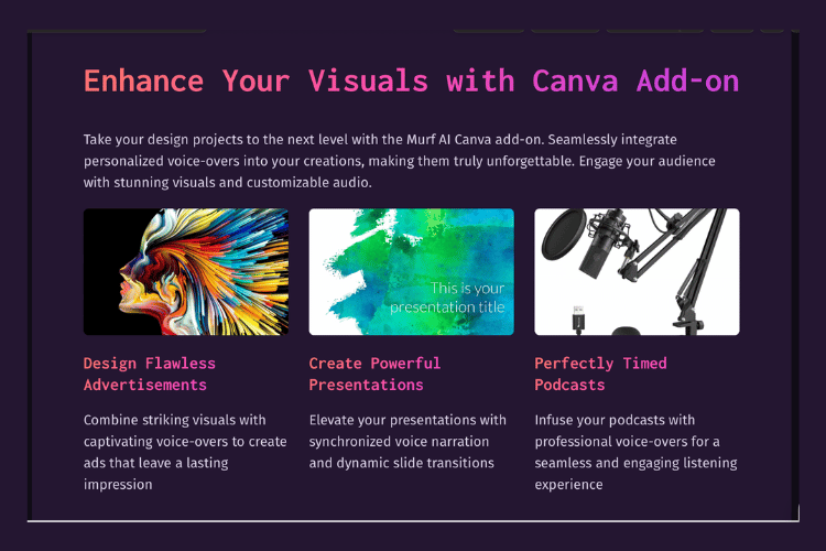 Visual graphic enhanced by Canva add-on