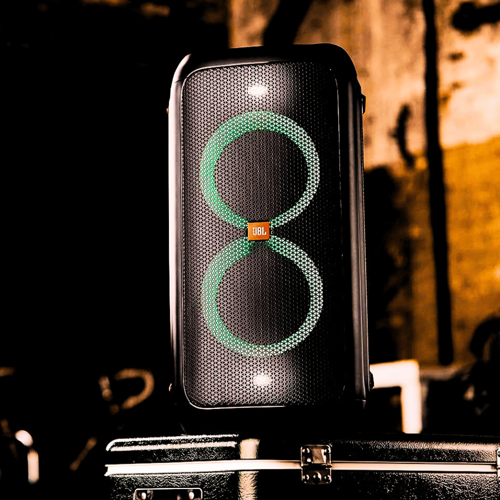 JBL speaker at a celebration